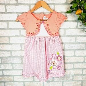 YOUNGLAND Casual Short Sleeve Dress Size 5